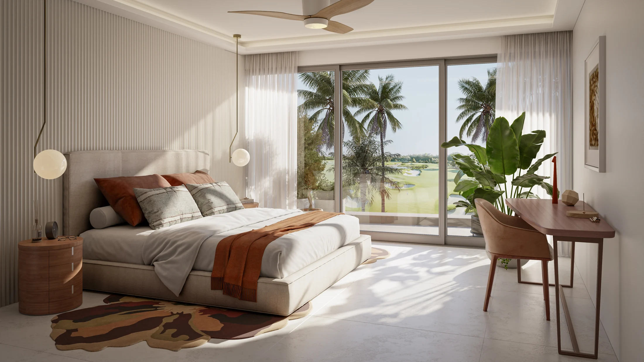 A private retreat in the primary bedroom